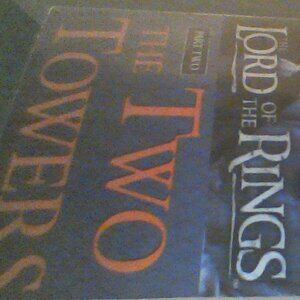 1994 Lord of rings two towers part 2 j.r.r. tolkien epic trilogy book cinema usa